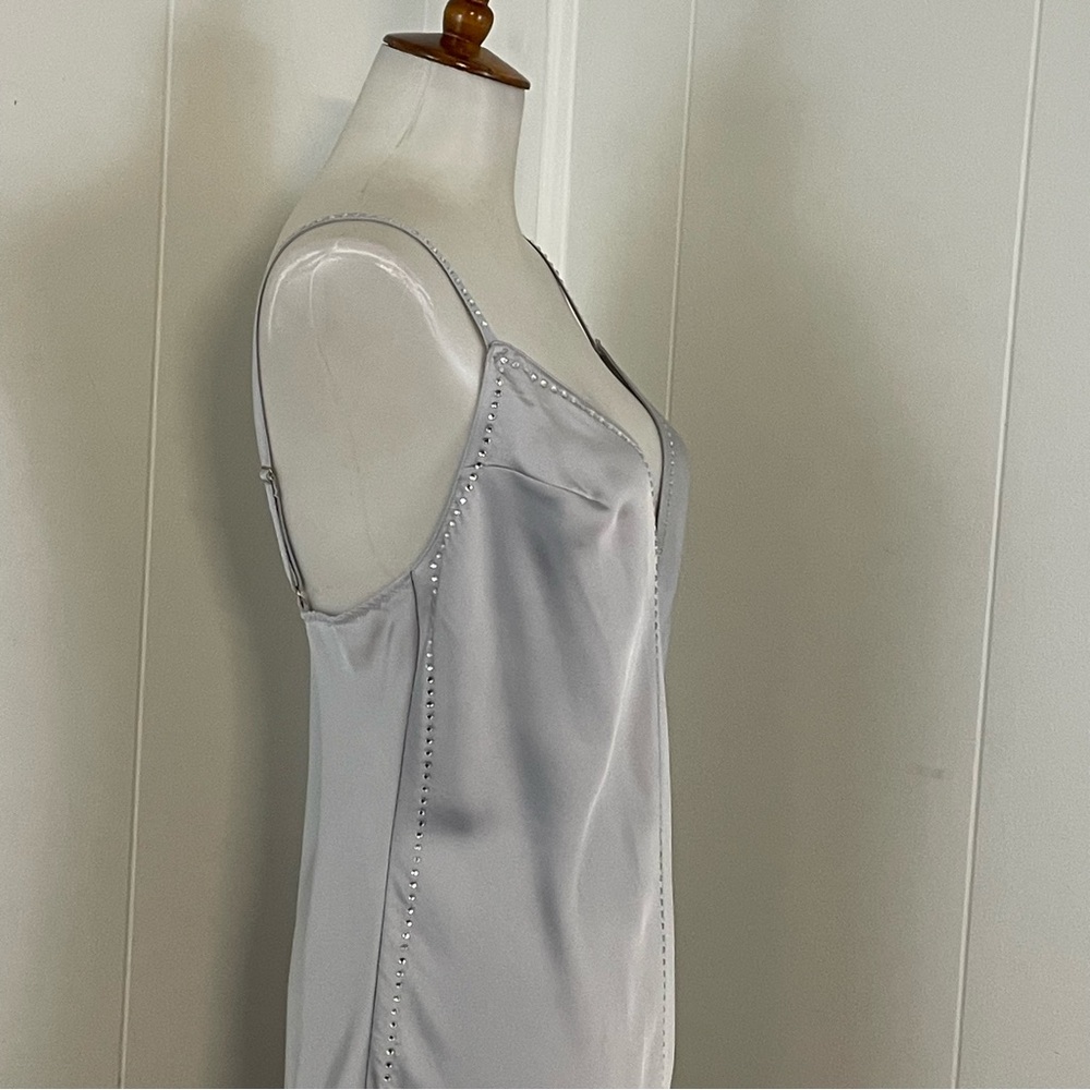 Victoria’s Secret Satin Diamond Slip Dress Women’s‎ S Sleeveless V-Neck - Picture 6 of 10